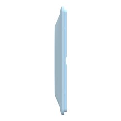 Plaque de finition Ovalis S320702C bleu azurin 1 poste