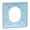 Plaque de finition Ovalis S320702C bleu azurin 1 poste