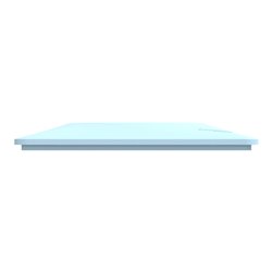 Plaque de finition Ovalis S320702C bleu azurin 1 poste