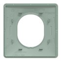 Plaque de finition Ovalis S320702A sauge 1 poste