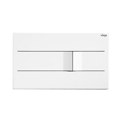 Plaque de commande 773502 Visign for More 201 Acier inoxydable Blanc brillant