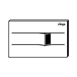 Plaque de commande 773502 Visign for More 201 Acier inoxydable Blanc brillant