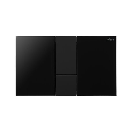 Plaque de commande 773311 Visign for Style 24 en acrylique Noir brillant Noir mat