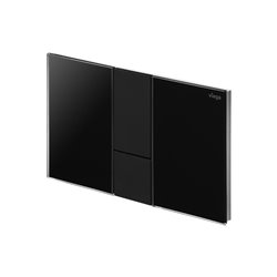 Plaque de commande 773311 Visign for Style 24 en acrylique Noir brillant Noir mat