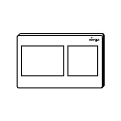 Plaque de commande WC 773236 Visign for Style 21 Plastique Chromé 