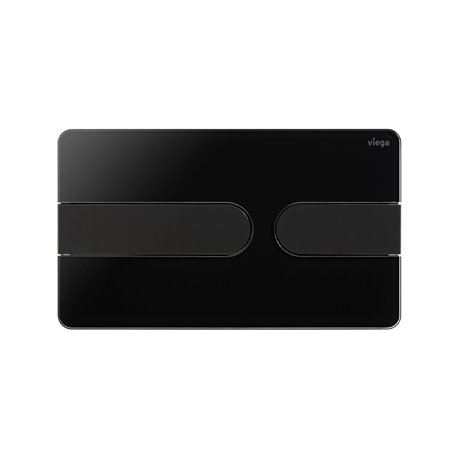 Plaque de commande WC 773199 Visign for Style 23 Plastique Noir brillant et Noir mat