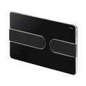 Plaque de commande WC 773199 Visign for Style 23 Plastique Noir brillant et Noir mat