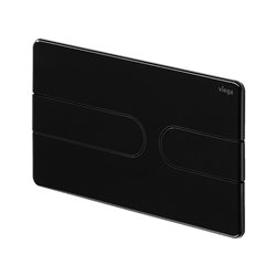 Plaque de commande WC 773175 Visign for Style 23 Plastique Noir brillant 