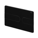 Plaque de commande WC 773175 Visign for Style 23 Plastique Noir brillant 