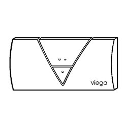 Plaque de commande 721893 Visign for Life 1 Plastique Chromé