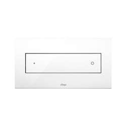 Plaque de commande 596743 Visign for Style 12 Plastique, métal, verre Blanc alpin 
