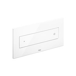 Plaque de commande 596743 Visign for Style 12 Plastique, métal, verre Blanc alpin 
