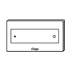 Plaque de commande 597252 Visign for Style 12 Plastique, métal, verre Chromé