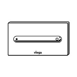 Plaque de commande 597115 Visign for Style 11 Plastique Chromé 