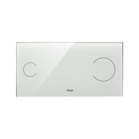 Plaque de commande 597481 Visign for More 100 verre gris clair/verre clair