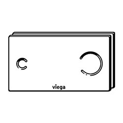 Plaque de commande 597498 Visign for More 100 verre Noir