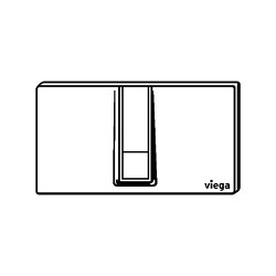 Plaque de commande 654719 Visign for Style 14 Plastique Mat