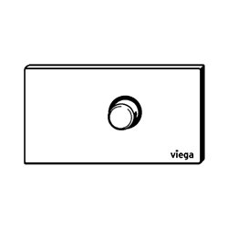 Plaque de commande 671839 Visign for Public 1 Métal Acier inoxydable brossé