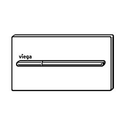 Plaque de commande 598457 Visign for More 104 Métal Aluminium Chromé