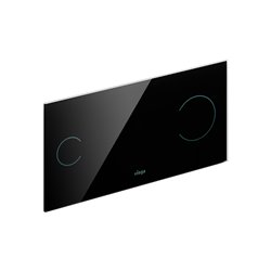 Plaque de commande 615895 Visign for More Sensitive 100 Verre Noir
