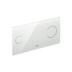 Plaque de commande 622671 Visign for More 100 Sensitive Verre Gris clair