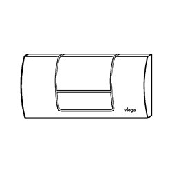 Plaque de commande 449001 Plastique Blanc 