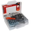 Coffret de 200 chevilles placoplâtre avec tournevis 074810