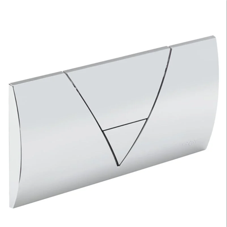 Plaque de commande WC 721886 Visign for Life 1 Plastique Blanc alpin
