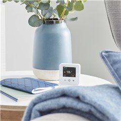 Thermostat d'ambiance connecté liaison zigbee CCTFR6400 2,4GHz Wiser Blanc