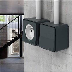Va et vient Mureva Styl MUR35021 connexion auto gris