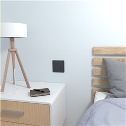 Interrupteur va et vient 10AX Ovalis S340204 anthracite 