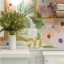 Double va-et-vient Odace S500214 Blanc antibactérien 