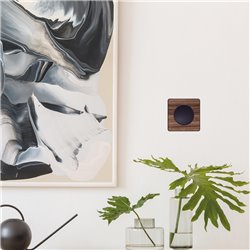 Plaque de finition Odace Touch S540802P4 Anthracite et zingana 1 poste