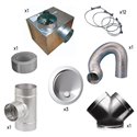 Kit répartiteur d'air chaud 400 m3/h