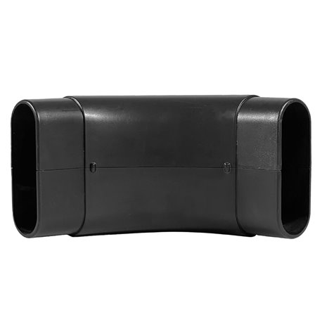 Coude 90° vertical pour conduit oblong