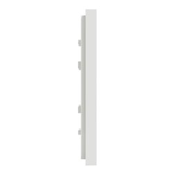 Plaque de finition Unica Deco Essentielle NU600218 Blanc 1 poste