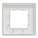 Plaque de finition Unica Deco Essentielle NU600218 Blanc 1 poste