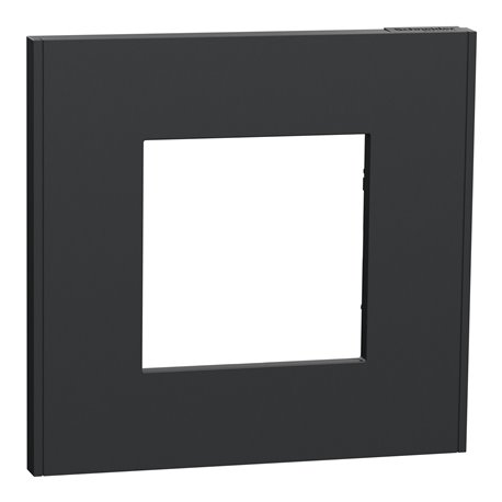 Plaque de finition Unica Deco Essentielle NU600254 Anthracite 1 poste Plaque de finition Unica Deco Essentielle NU600254 Anthracite 1 poste