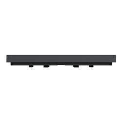 Plaque de finition Unica Deco Essentielle NU600254 Anthracite 1 poste