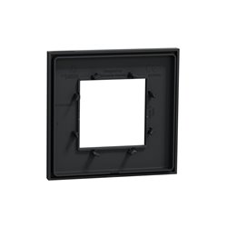 Plaque de finition Unica Deco Essentielle NU600254 Anthracite 1 poste