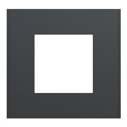 Plaque de finition Unica Deco Essentielle NU600254 Anthracite 1 poste