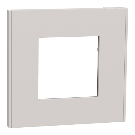 Plaque de finition Unica Deco Essentielle NU600224 Gris Pierre 1 poste Plaque de finition Unica Deco Essentielle NU600224 Gris Pierre 1 poste