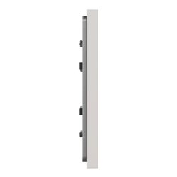 Plaque de finition Unica Deco Essentielle NU600224 Gris Pierre 1 poste