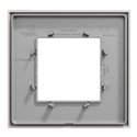 Plaque de finition Unica Deco Essentielle NU600224 Gris Pierre 1 poste