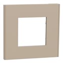 Plaque de finition Unica Deco Essentielle NU600226 Taupe 1 poste