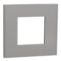 Plaque de finition Unica Deco Essentielle NU600230 Aluminium 1 poste