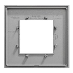 Plaque de finition Unica Deco Essentielle NU600230 Aluminium 1 poste