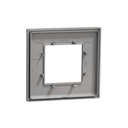 Plaque de finition Unica Deco Essentielle NU600230 Aluminium 1 poste