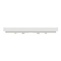 Plaque de finition Unica Deco Subtile NU600242 Blanc liseré cuivre 1 poste