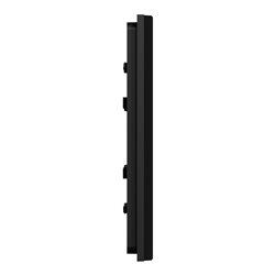 Plaque de finition Unica Deco Signature NU600272 Gomme noire 1 poste